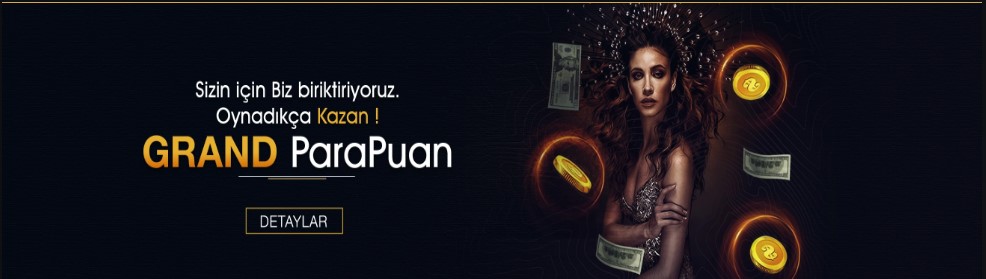 Grandbetting casino oyunlarına katılım sağladıkça para puan biriktirebilir ve istediğiniz zaman bozdurabilirsiniz.