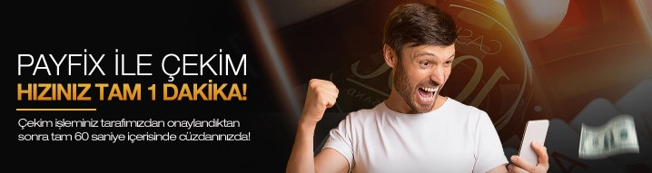 Grandbetting çekim işlemlerinizin hızı maksimum 1 dakika olmaktadır. Ayrıca minimum ve maksimum tutarları da oldukça iyidir.